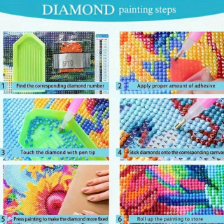 Preview: Diamond Painting Panda Bär